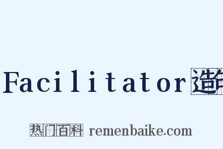 Facilitator造句是什么意思的图片